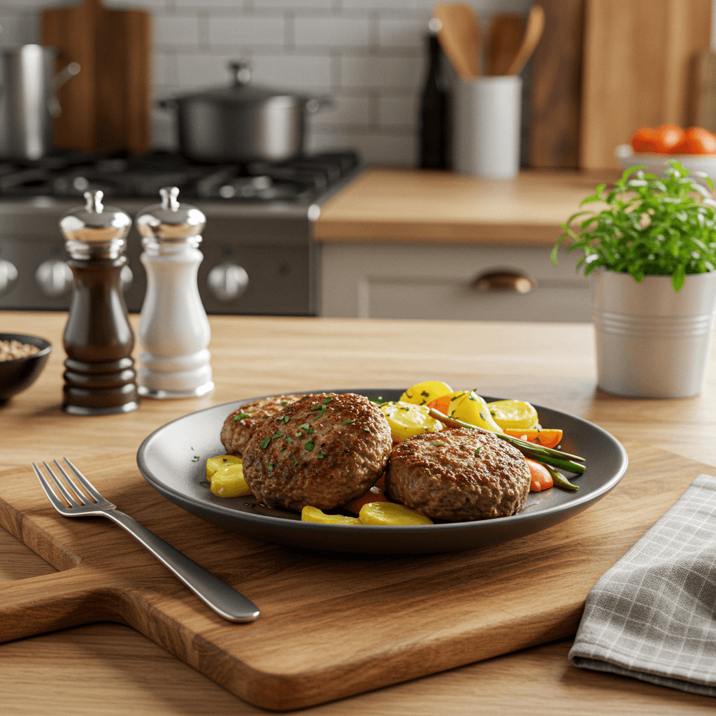 Perfectly Pan-Fried German-Style Meat Patties
