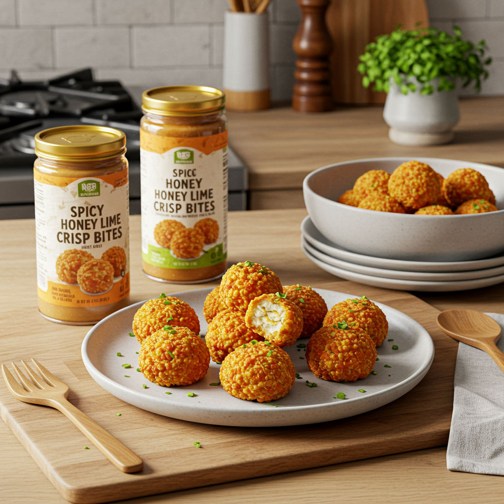 Spicy Honey Lime Crisp Bites