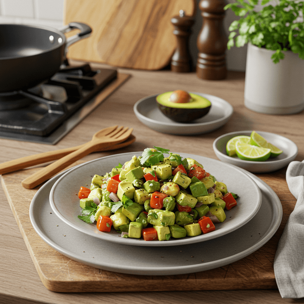 Spicy Sautéed Avocado Salsa