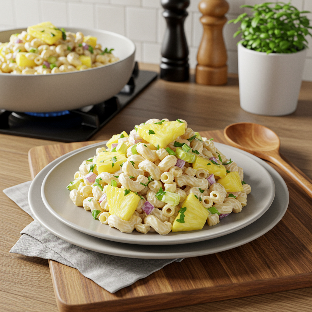 Tangy Pineapple Macaroni Salad