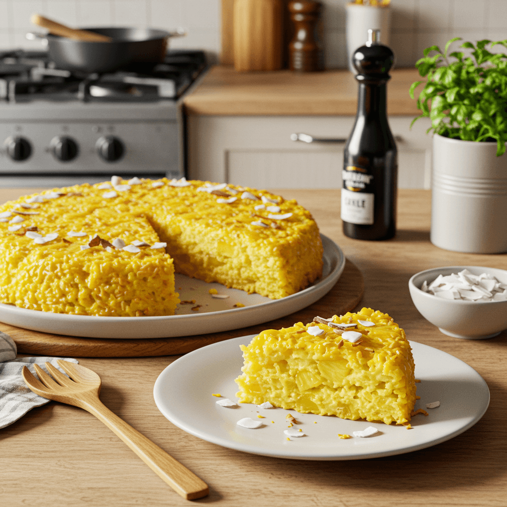 Tropical Pineapple Coconut Cake Delight