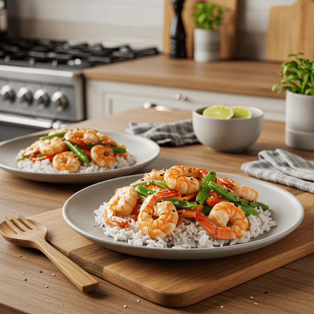 Ultimate Shrimp and Rice Stir Fry