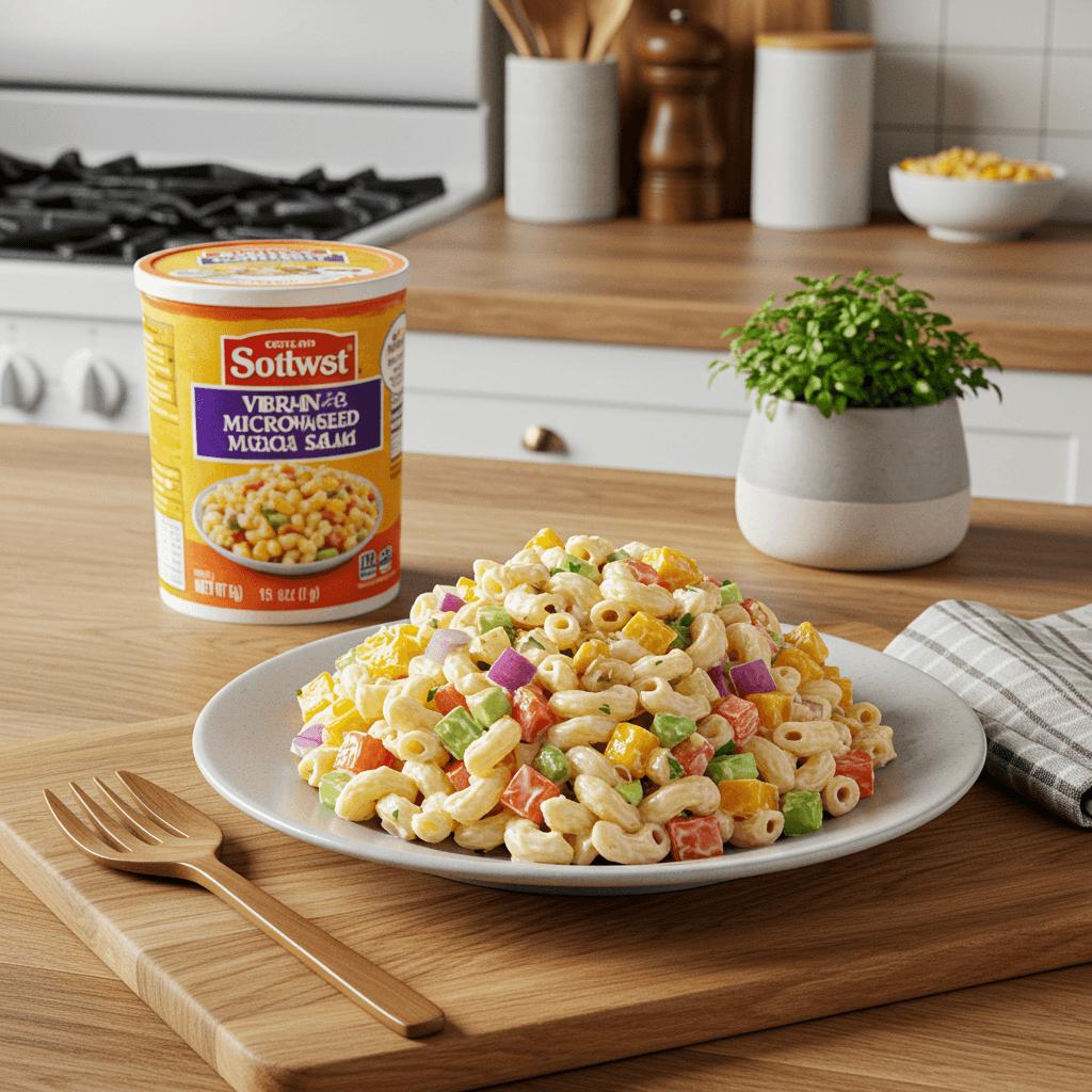 Vibrant Southwest Microwaved Macaroni Salad