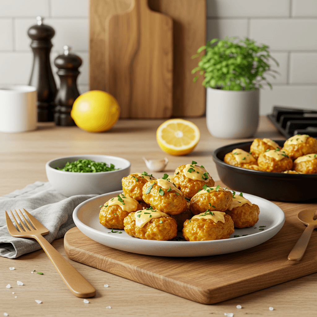 Zesty Lemon Garlic Chicken Bites