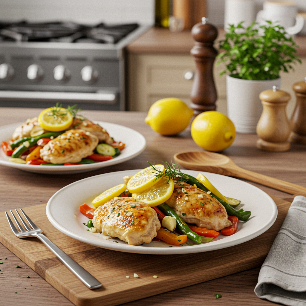 Zesty Lemon-Garlic Sauteed Chicken
