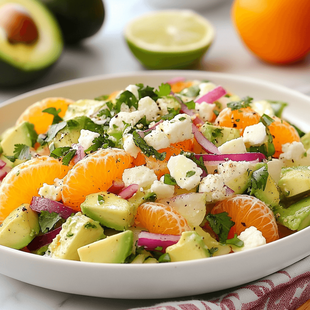 Bright and Zesty Jicama Avocado Citrus Salad