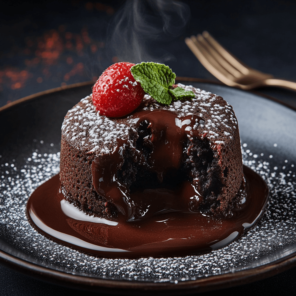 Classic Baked Chocolate Lava Cakes
