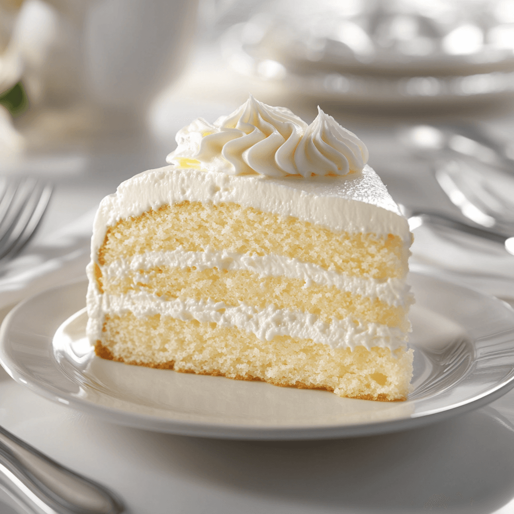 Classic Vanilla Cream Cake