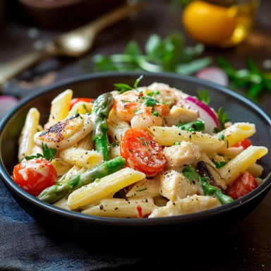 Creamy Pasta Primavera