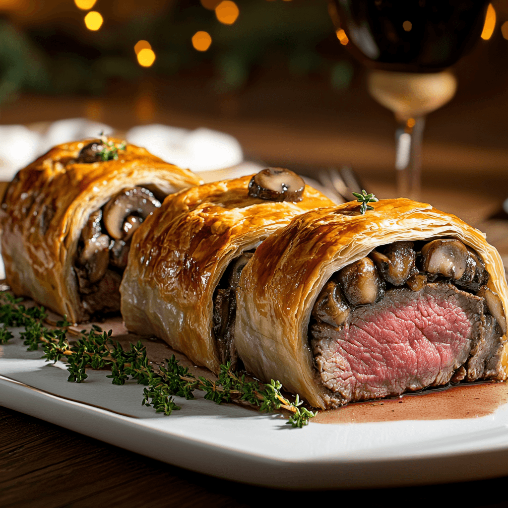Decadent Beef Wellington with Mushroom Duxelles