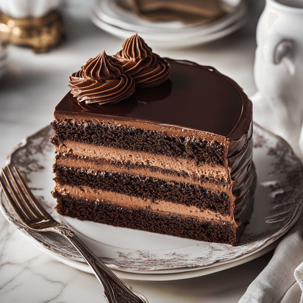 Decadent Chocolate Ricotta Layer Cake