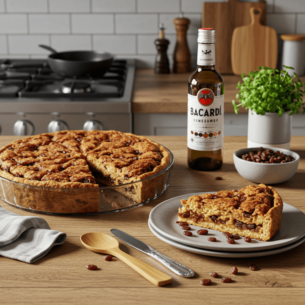 Bacardi Raisin Cinnamon Pie