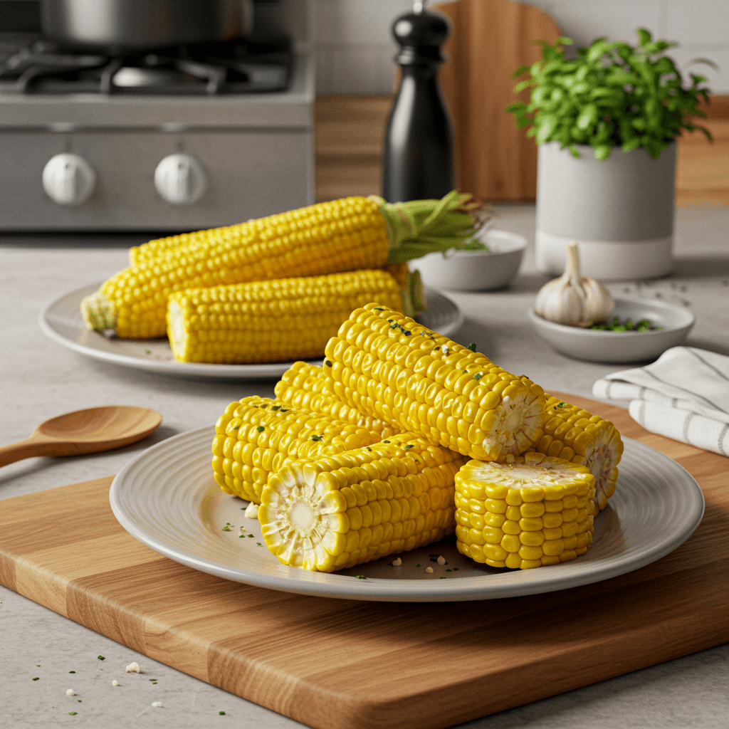 Buttery Garlic Corn on the Cob Delight