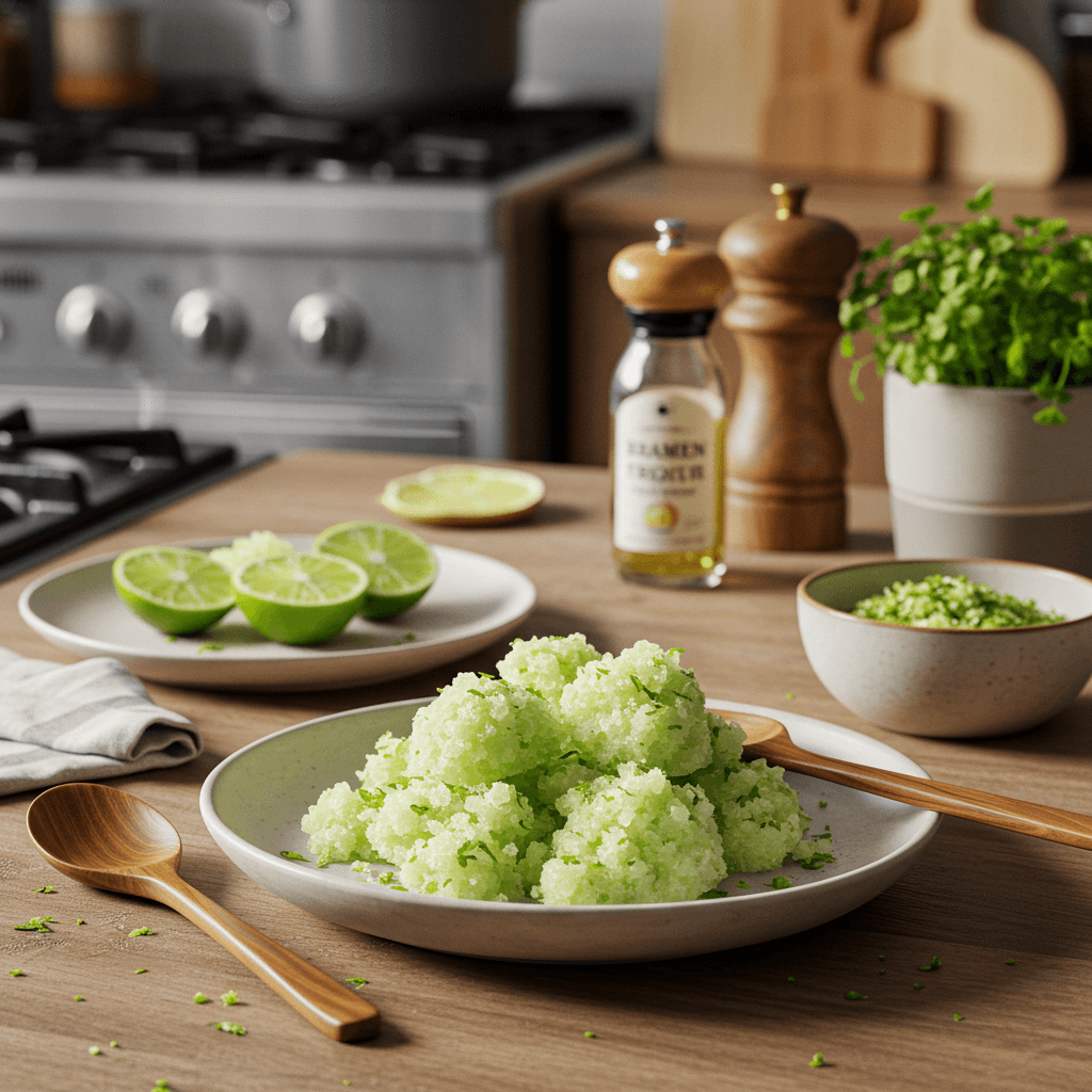 Citrus-Lime Tequila Granita for a Refreshing Snack