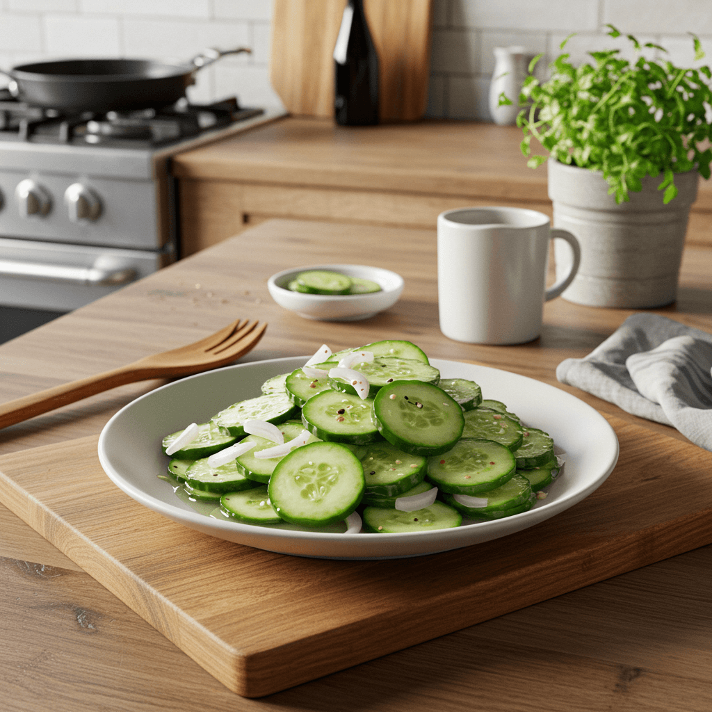 Crisp and Refreshing Salted Ice-Infused Cucumbers
