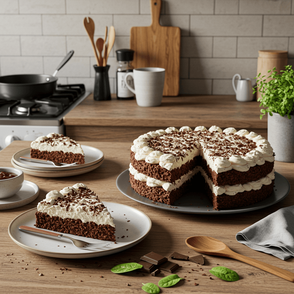 Decadent Chocolate Ricotta Layer Cake