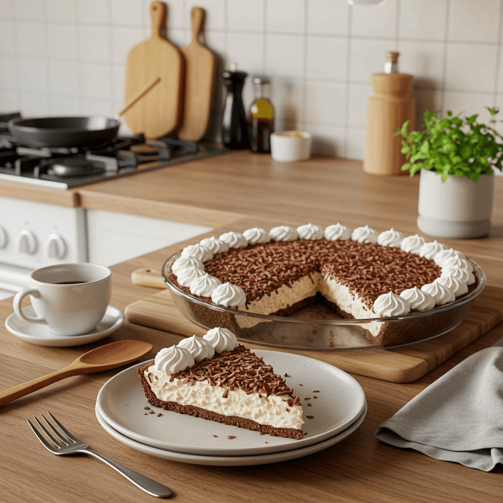 Decadent Coconut Cream Chocolate Pie