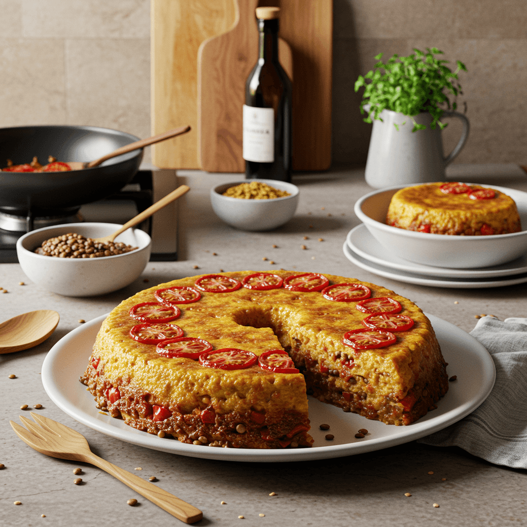 Decadent Lentil and Tomato Dessert Pudding