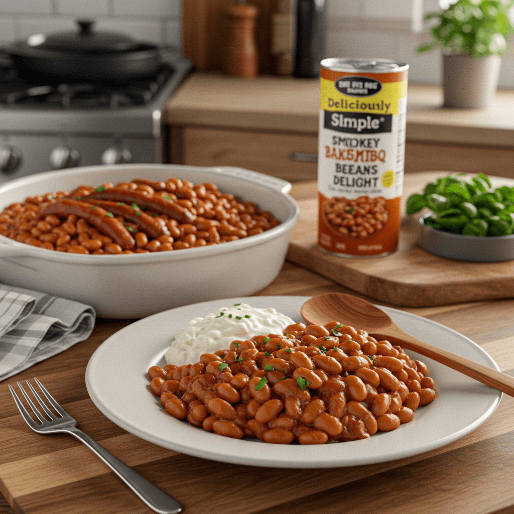 Deliciously Simple Smokey BBQ Baked Beans Delight