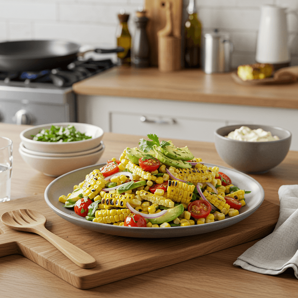 Grilled Mexican Street Corn Salad
