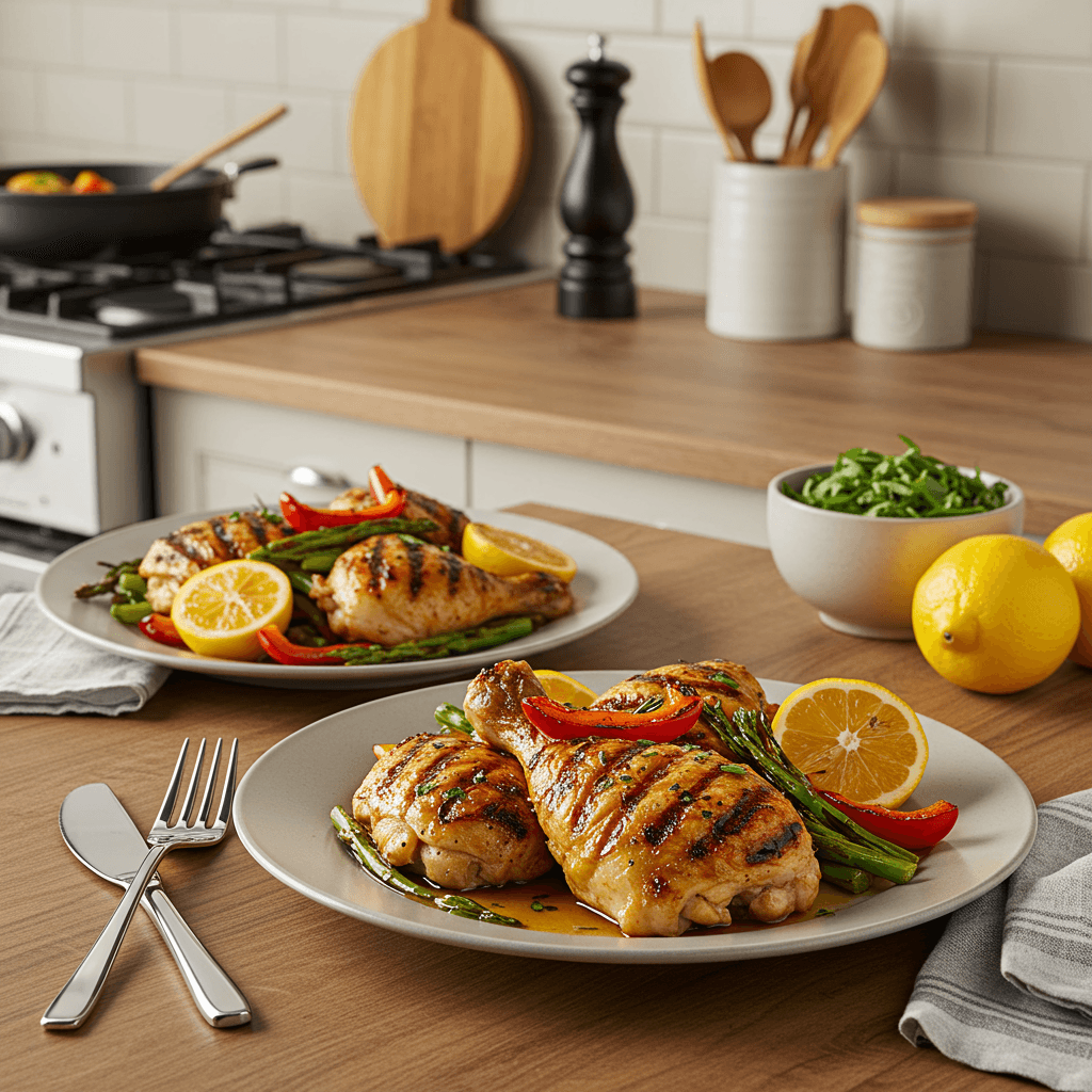 Irresistible Charcoal Grilled Lemon Paprika Chicken