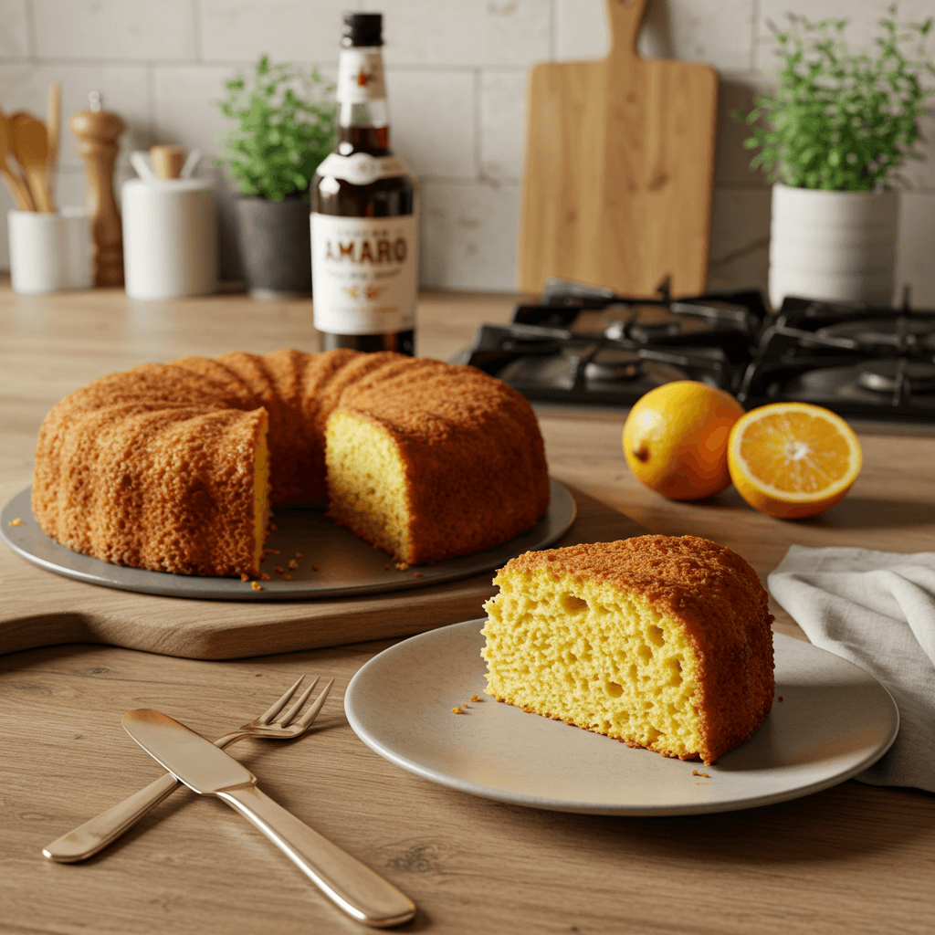 Italian Citrus Amaro Cake