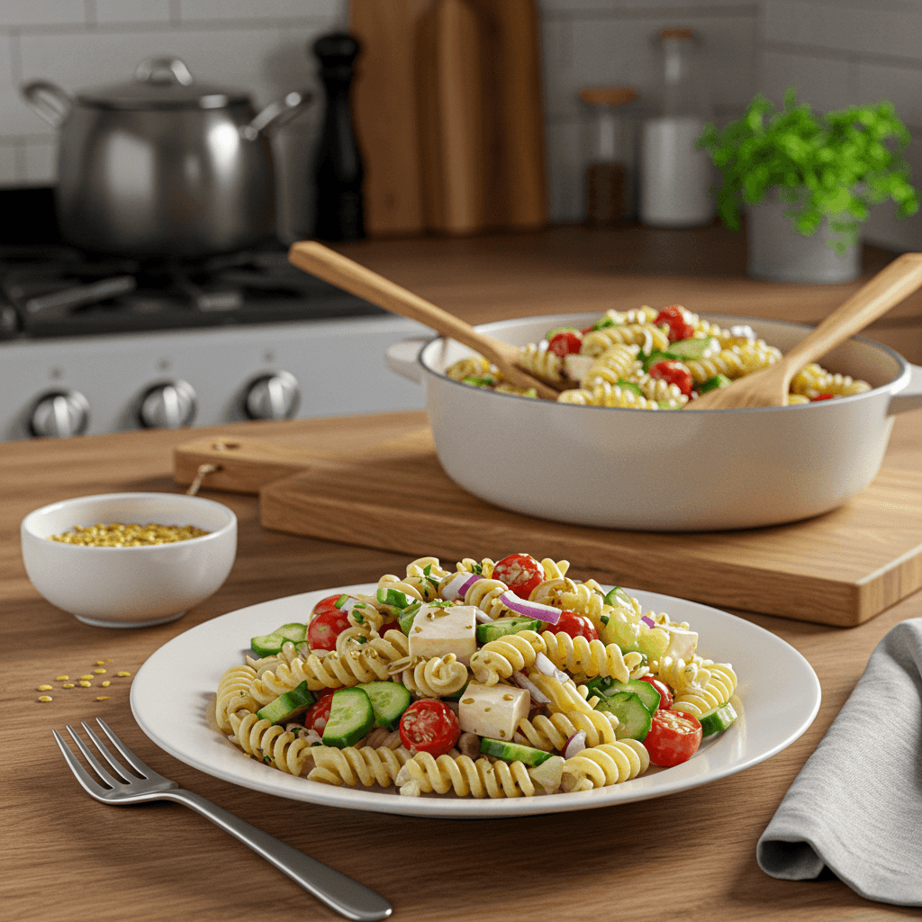 Italian Deli Cavatappi Pasta Salad