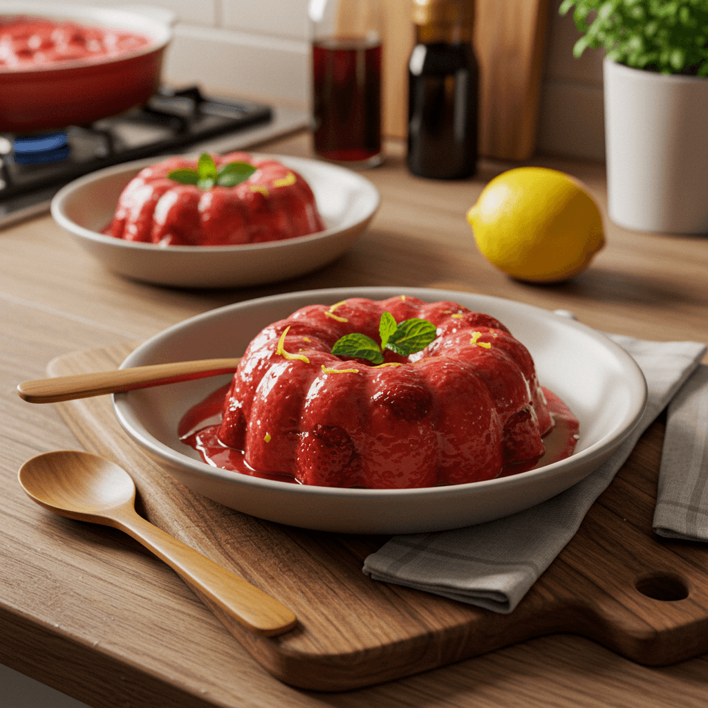 Microwave Strawberry Lemon Compote Delight