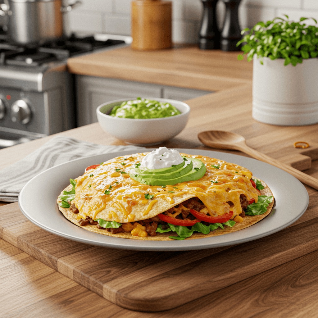 Microwave Tortilla Delight: Quick and Easy Dinner Recipe