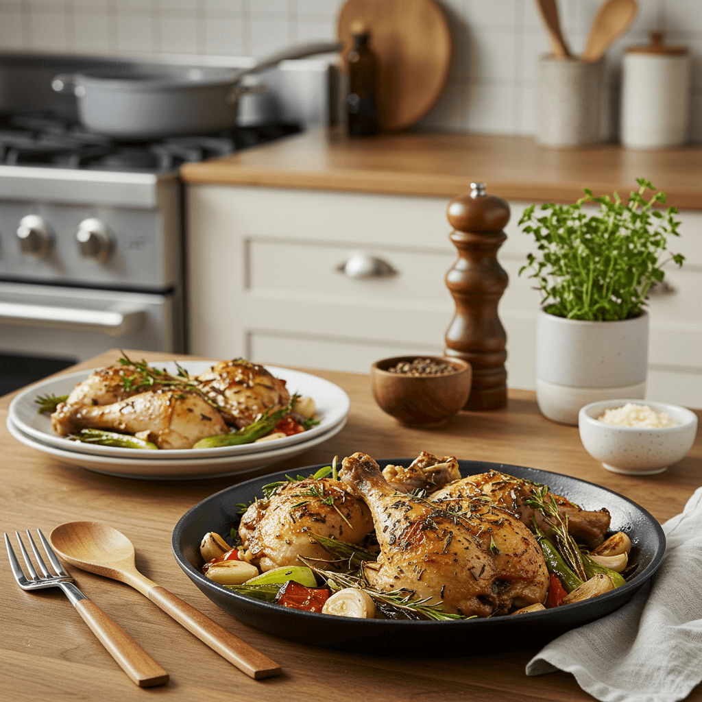 One-Pan Garlic Herb Roasted Chicken