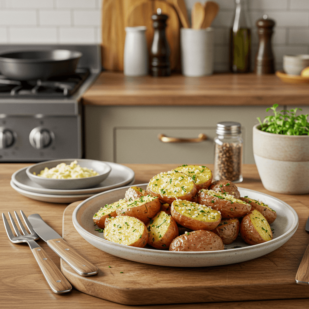 Oven-Roasted Parmesan Herb Red Potatoes