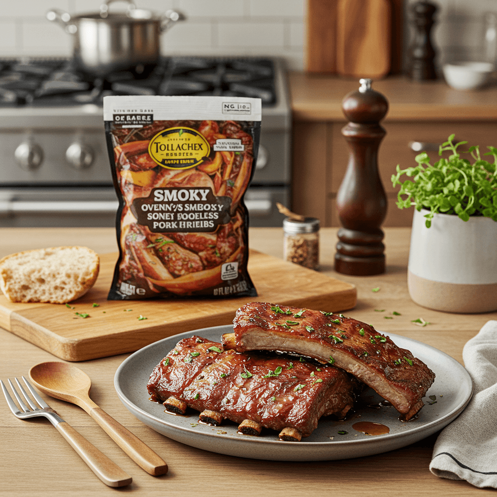 Oven-Roasted Smoky Boneless Pork Ribs