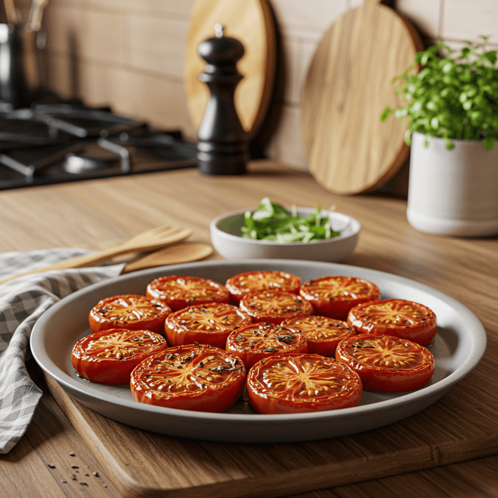 Oven-Roasted Tomato Delight: A Gourmet Snack