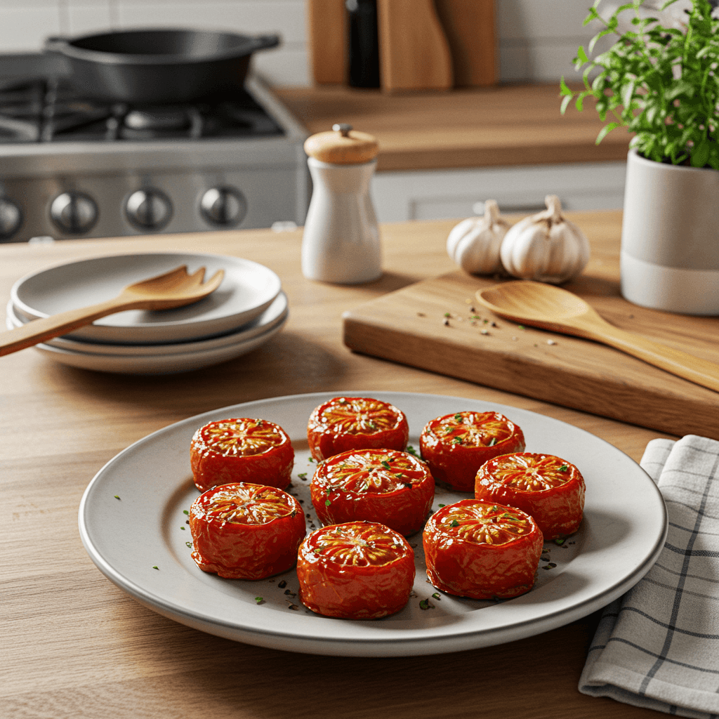 Oven-Roasted Tomato & Garlic Bites