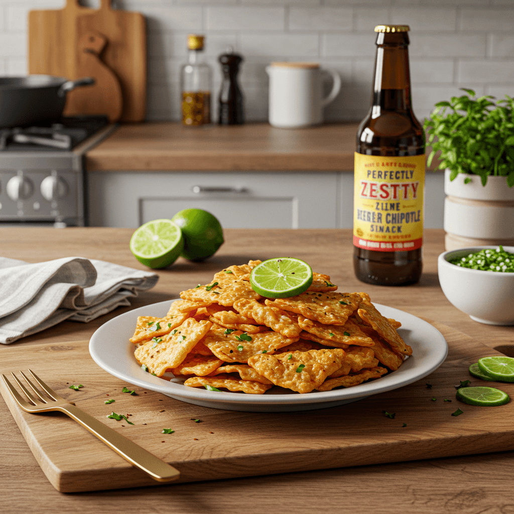 Perfectly Zesty Lime Beer Chipotle Salted Snack