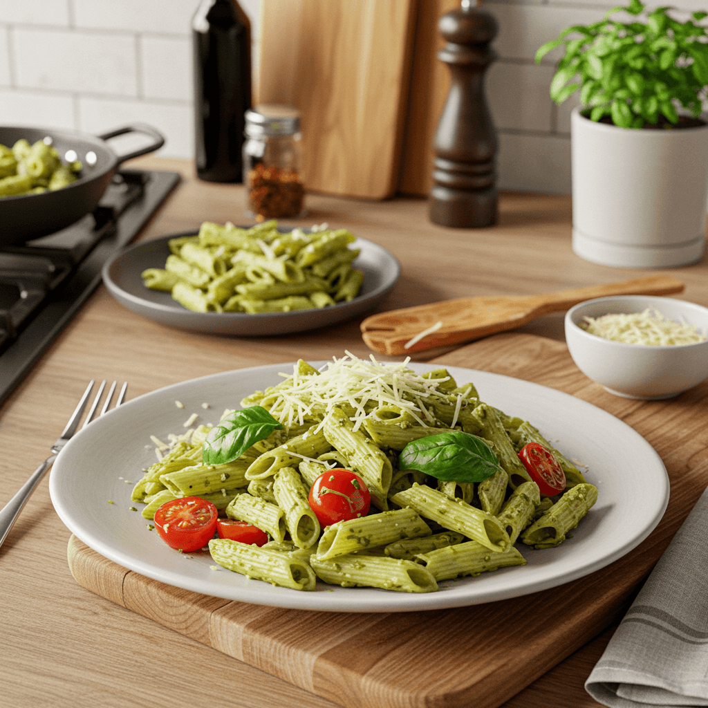 Sun-Drenched Tomato & Olive Pasta Delight