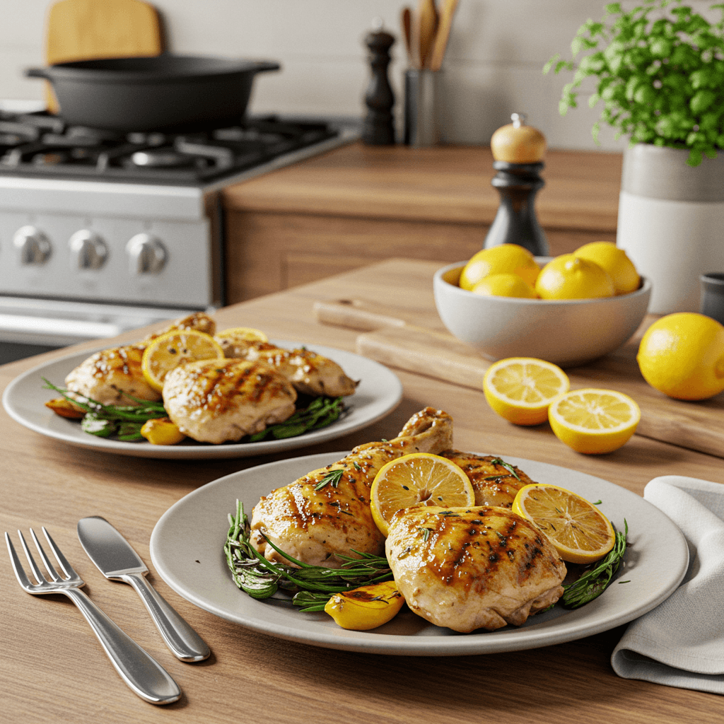 Savory Lemon Herb Grilled Chicken