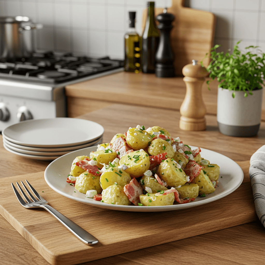 Savory Stove-Top Bacon Potato Salad