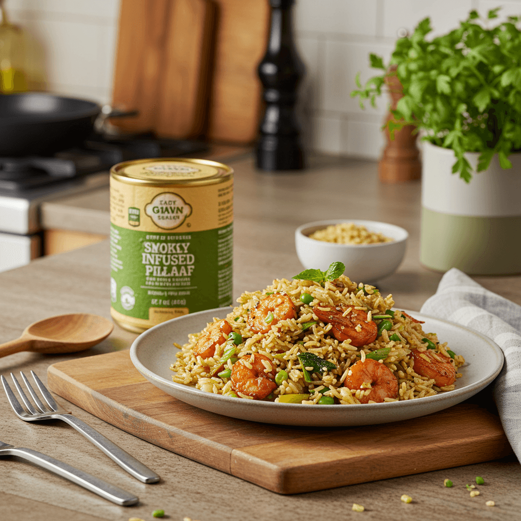 Smoky Herb Infused Rice Pilaf
