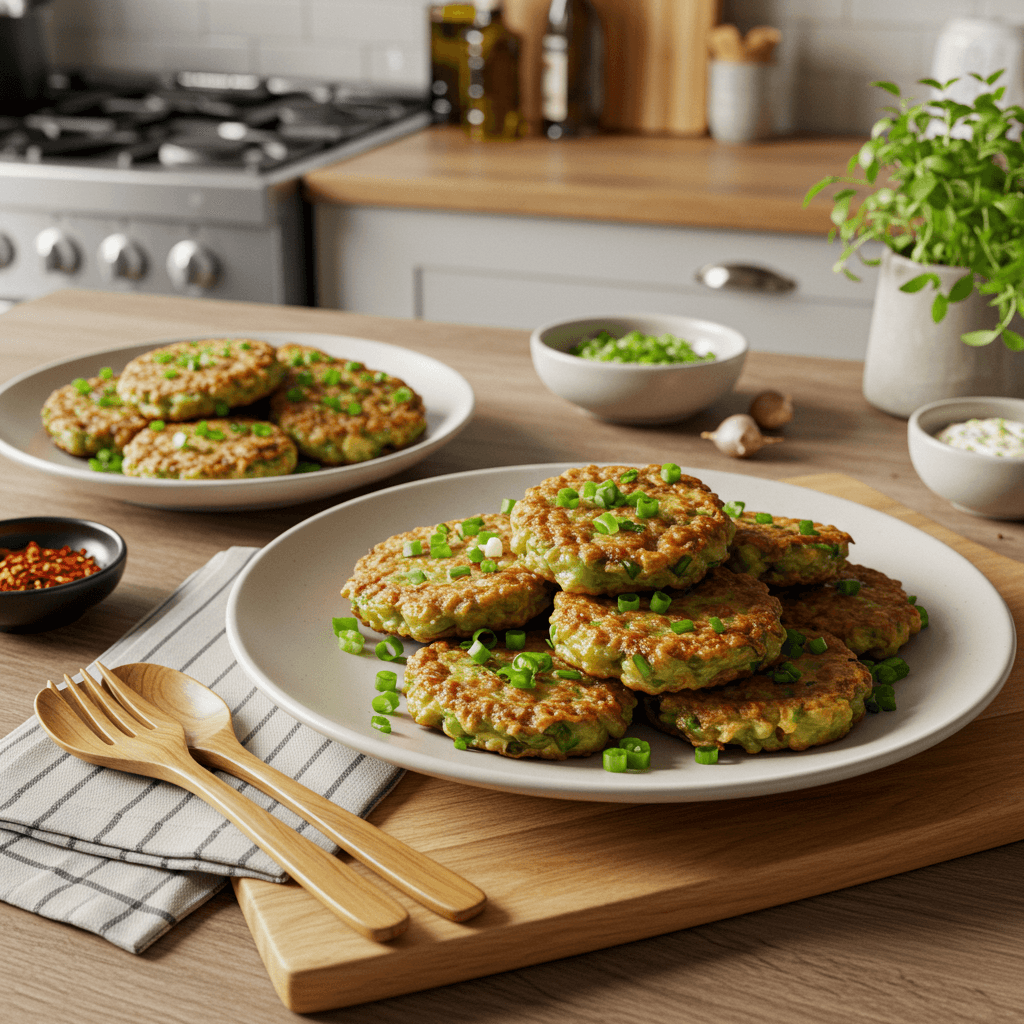 Stove-Top Green Onion Fritters