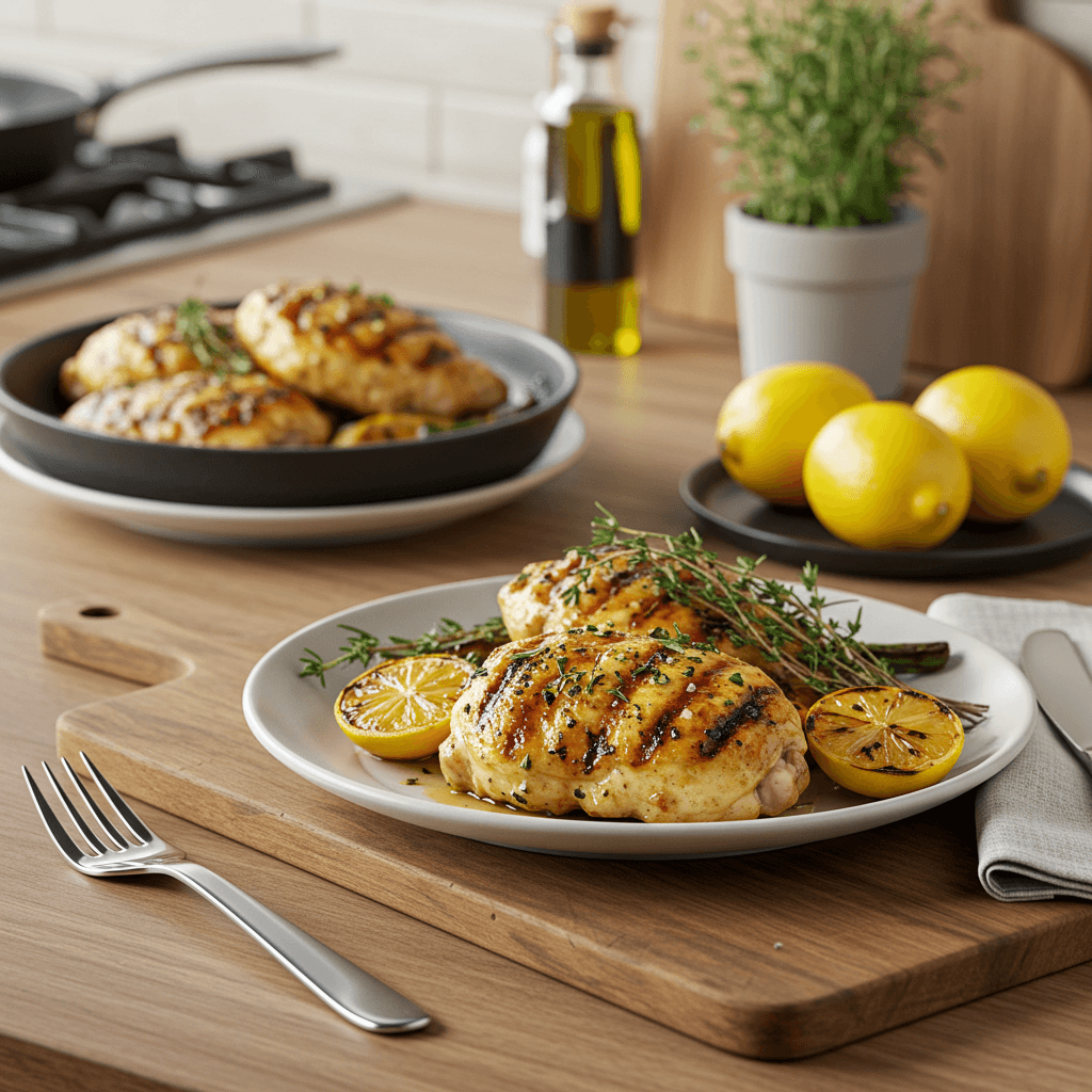 Succulent Lemon Herb Grilled Chicken