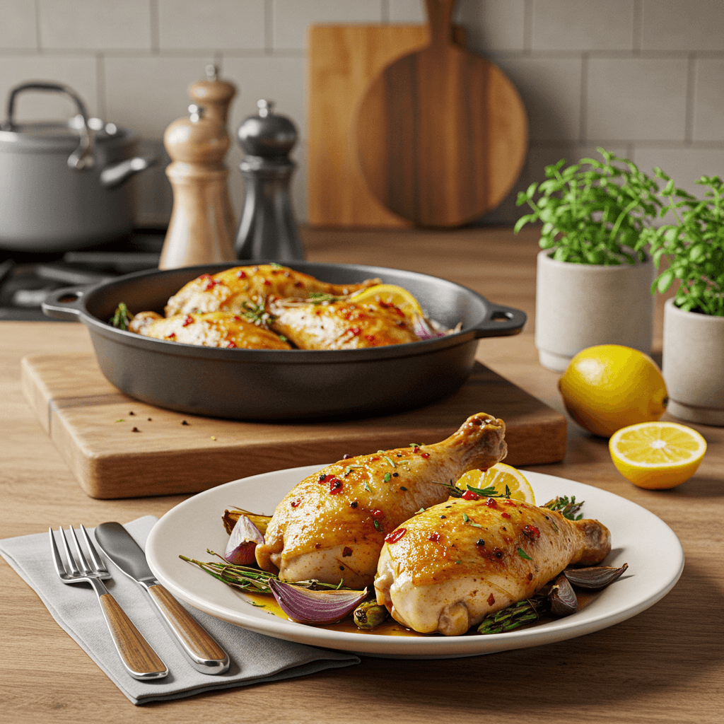 Succulent Oven-Roasted Lemon Paprika Chicken