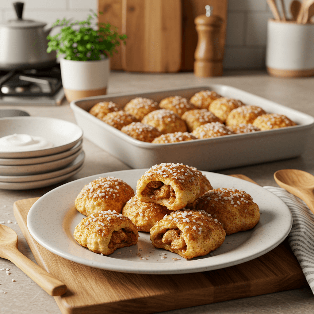 Sweet Cinnamon Sugar Tortilla Bites