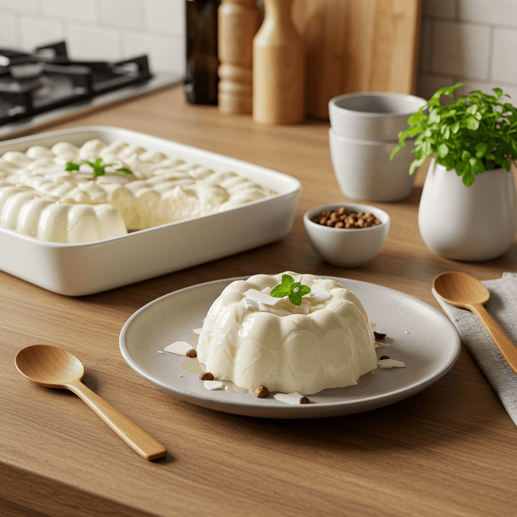 Tropical Coconut Pudding Delight