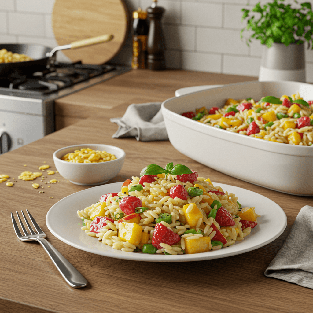Tropical Orzo Fruit Delight