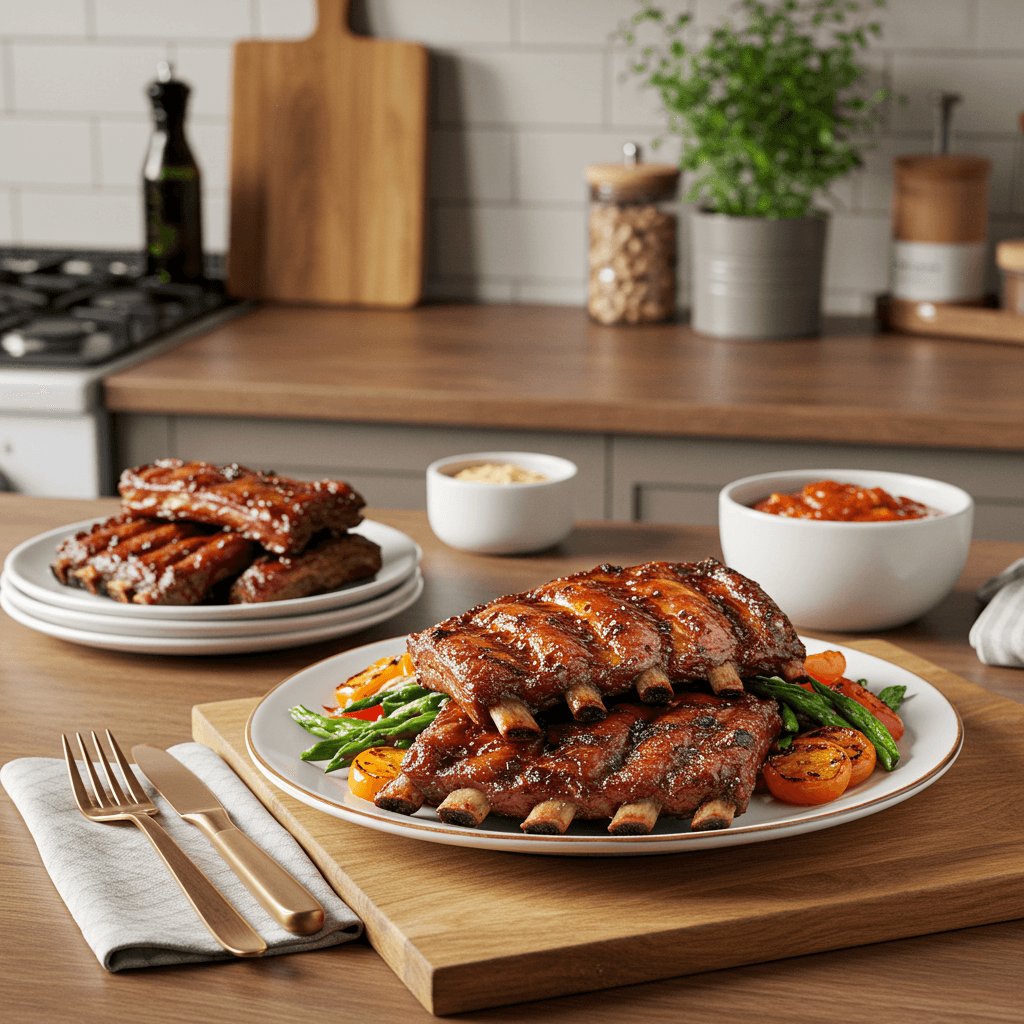 Ultimate BBQ Charcoal-Grilled Ribs Extravaganza