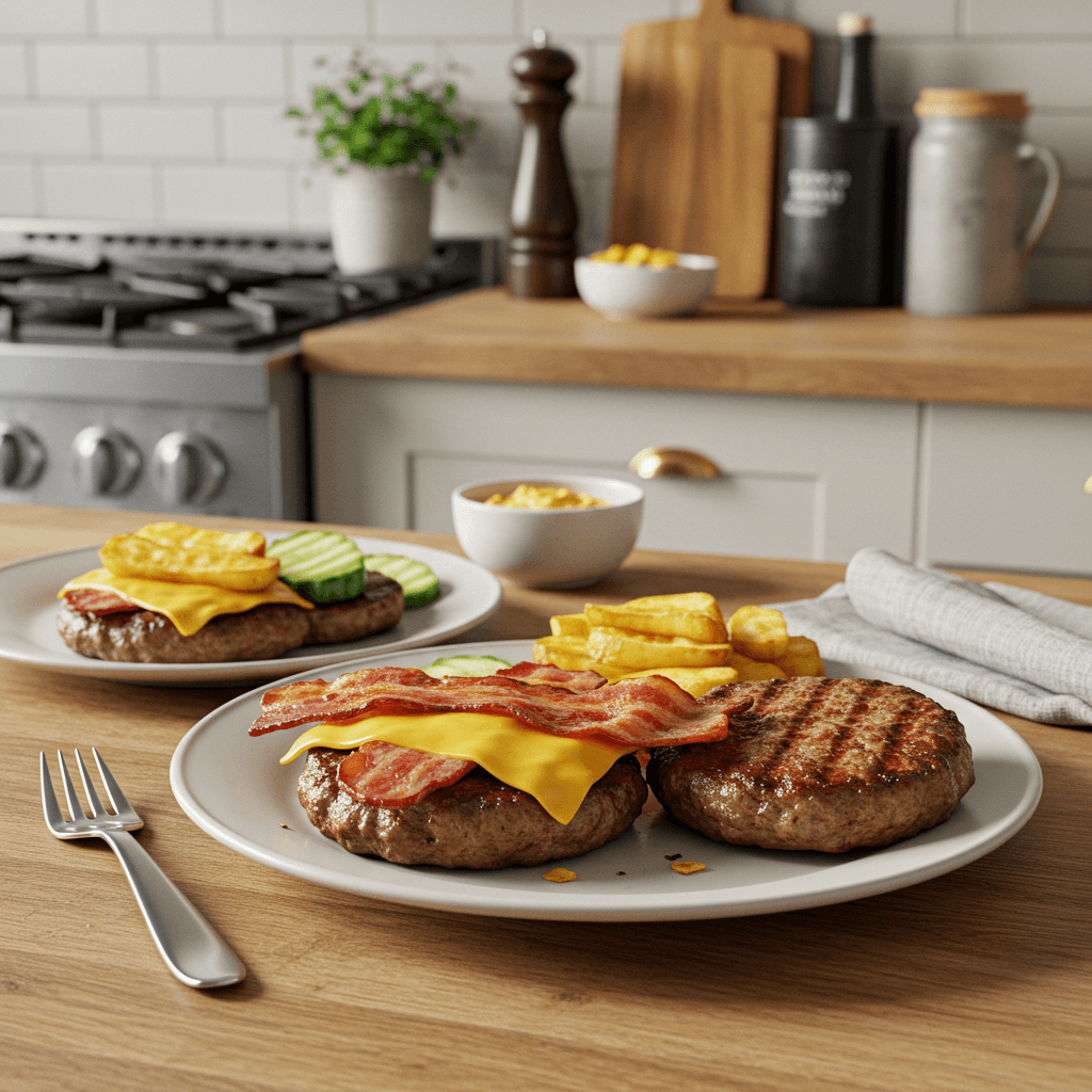 Ultimate Grilled Bacon Cheeseburgers