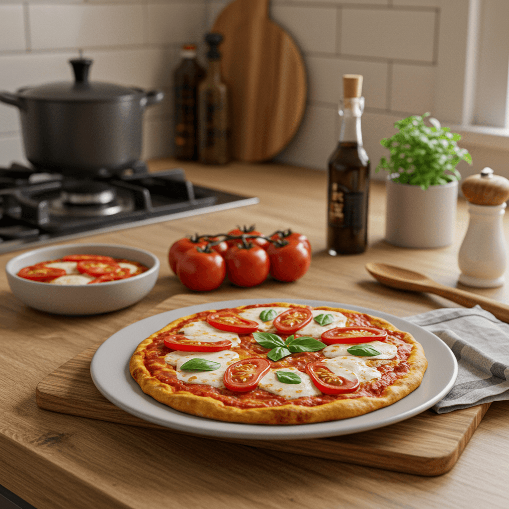 Ultimate Oven-Baked Margherita Pizza Snack