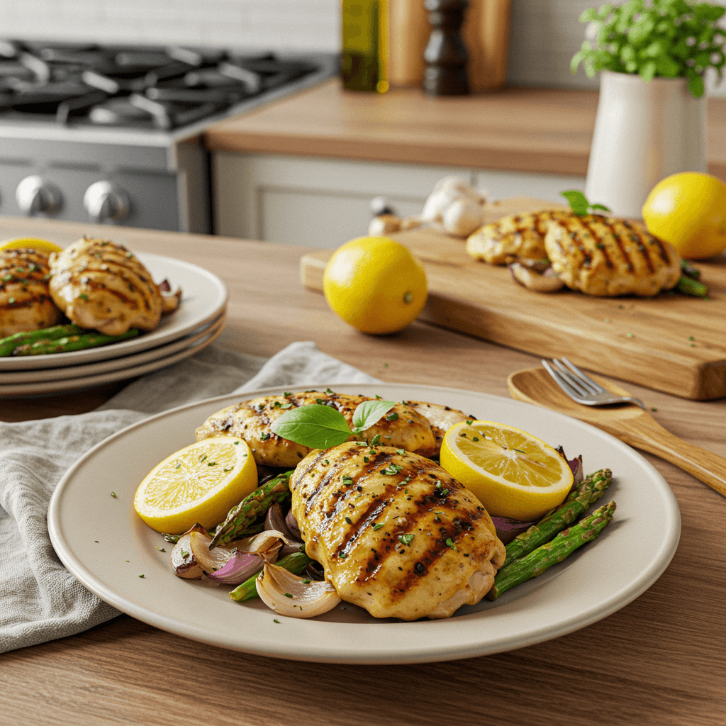 Zesty Lemon Herb Grilled Chicken