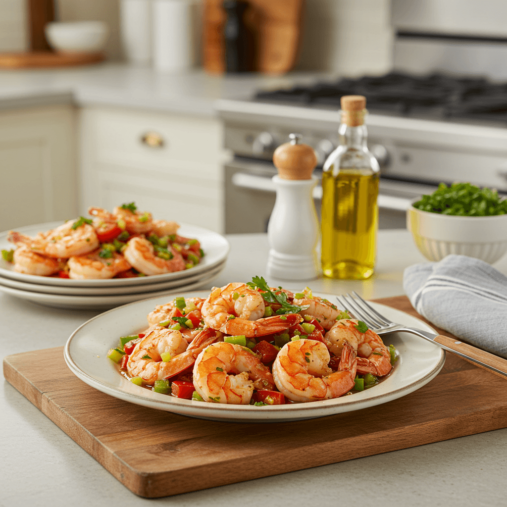 Zesty Oven-Roasted Shrimp & Citrus Salsa Delight